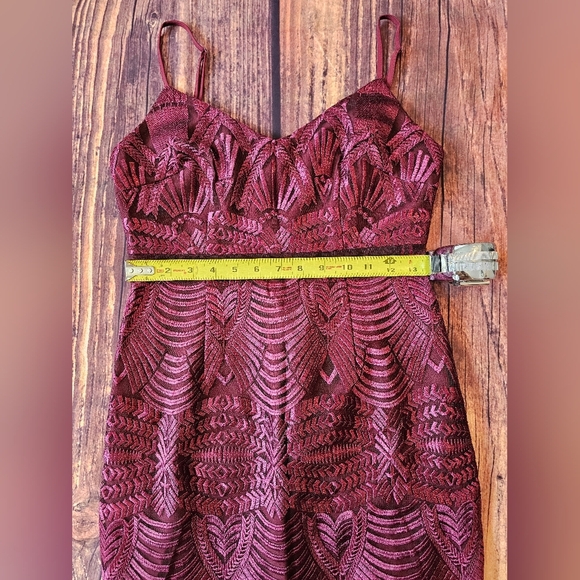 GUESS Size 4 Gianni Embroidered Mesh I set Dress Whimsygoth Witchy Vampcore Goth - Picture 10 of 11